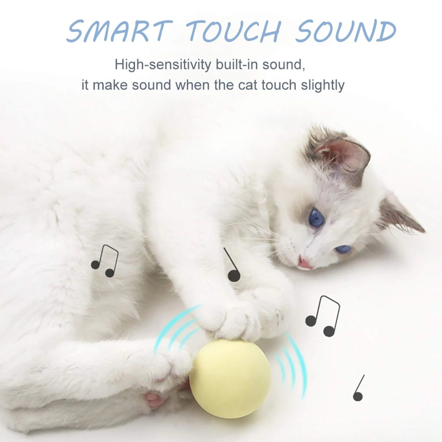 Smart interactive cat ball