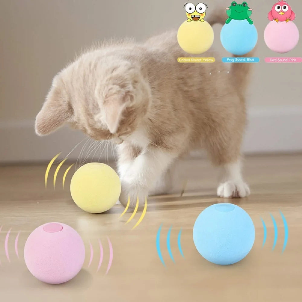 Smart interactive cat ball