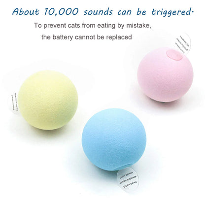 Smart interactive cat ball