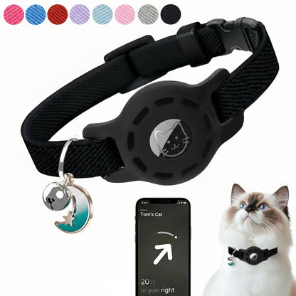 AirTag Cat Collar with Bell (AirTag Not Included)