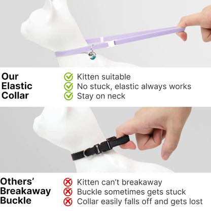 AirTag Cat Collar with Bell (AirTag Not Included)