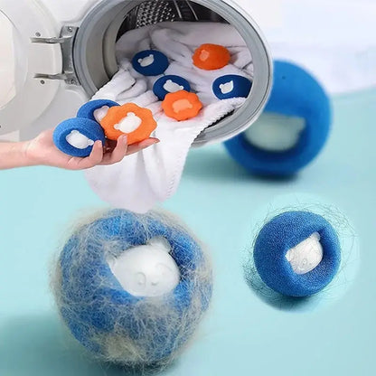 Magic Pet Hair Remover Balls - Laundry Lint Catcher
