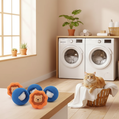 Solution éco-friendly anti-poils de chat - produit réel